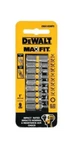 Dewalt Max Fit Hex 1 In. Screwdriver Bit Set Steel 9 Pk. Fixed Price $7.32.