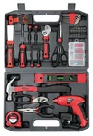 45PC Ordless Power Screwdriver Pliers Wrench Hammer Allen Keys Scissors In Case. Fixed Price $49.95.