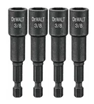 Dewalt Impact Nut Driver Set 3/8 Inch 4-PACK Magnetic Chn DW2223IR. Fixed Price $19.98.
