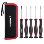 Arrow 5PCS Magnetic Precision Set Phillips Slotted Mini. Fixed Price $18.99.