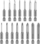 15 Piece Slotted Phillips Triangle Screwdriver Bit. Fixed Price $18.91.