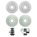 Bosch Front Rear Rotor Hella Low-met Brake Pad Kit For Vw Golf Fwd Cbta Cbua. Fixed Price $273.95.