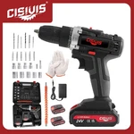24V Electric Drill Cordless Fast Screwdriver Set Power Tool W/2 Battery&charger. Fixed Price $25.99.