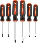 Valuemax 6-PIECE Magnetic Screwdriver Set, 3 Phillips And Flat Tip. Fixed Price $13.33.