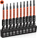 10-PACK Triangle Screwdriver Set- Premium S2 Steel Bit (2.56" Long. Fixed Price $9.99.