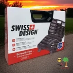 Swiss Design Piece Screwdrivers Set In Carry Case CSDF-55DCCS-2 / New Box!. Fixed Price $5.77.
