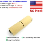 Battery Pack For Craftsman 315.111810 Cordless Screw Driver 2000MAH 2.4V. Fixed Price $18.00.