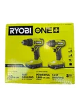 Ryobi One+ 18V 2-TOOL Combo Kit PCL1200K2 Drill/driver Impact 2X Li-ion. Fixed Price $92.00.