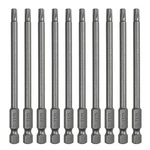 10PCS T25 Torx Screwdriver Sets, 4 Length Magnetic Security. Fixed Price $11.94.