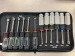 Craftsman Usa 12 Pcs Nut Driver Set Sae Mm Metric New W/zipper Case. Fixed Price $75.00.