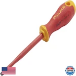 Fluke Insulated Slotted Screwdriver 1/4 5 Inch 1000V. Fixed Price $55.76.