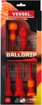 Vessel Ball Grip Insulated Screwdriver 5PC. Set NO.2005PBU Made Red, Orange. Fixed Price $55.52.