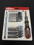 Hyper Tough 64-PIECE High-torque Ratcheting Screwdriver Set W/ Flexible Shaft. Fixed Price $17.99.