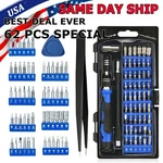 62X Computer Repair Kit Set Tool Laptop Pc Precision Screwdriver Torx Smartphone. Fixed Price $9.99.
