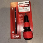 New Craftsman Ball Grip Screwdriver 911783 Reversible Slotted Bit 1/4 1/8. Fixed Price $12.95.