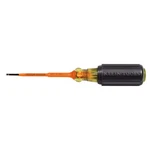 Klein Tools 607-3-INS Insulated 3/32" Cabinet-tip Round-shank Screwdriver, 3". Fixed Price $24.73.