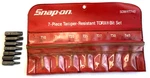 Snap On Usa Piece Tamper Resistant Torx Bit Set SDMRT740. Fixed Price $85.00.