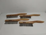 Box Weiler 44101 Wire Scratch Brushes Shoe Handle 1X17 Row. Fixed Price $20.00.