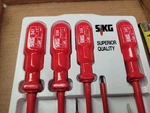 Skg 8-PIECE Insulated Electricians Screwdriver Set Nos. Fixed Price $60.00.