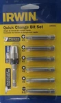 Irwin 1885551 7 Piece Quick Change Bit Set. Fixed Price $6.00.