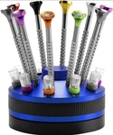 10PC Slotted Flat Head Phillips Watch Movement Repair Screwdriver Set Stand. Fixed Price $74.99.