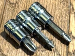 Snap On Tool Phillips Tip Screwdriver Socket Bit Hand Impact Set Lot. Fixed Price $60.00.
