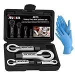Jeuclel 4PCS Heavy Duty Nut Splitter Set 9-27MM Manual Cracker Remover Tool. Fixed Price $59.18.