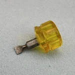 Snap On Micro Stubby Short Amber Screwdriver SD11B Flat Slotted. Fixed Price $49.99.