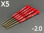 X5 Flat Head -2.0 Screwdriver Cell Phone Repair Magnetic Set Kit Tools Small Red. Fixed Price $24.99.