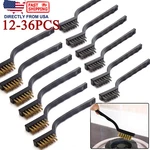 12-36X Mini Wire Brush Micro Stainless Steel Brass Rust Remover Clean Polishing. Fixed Price $11.99.