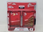 Milwaukee Shockwave Impact Duty Metal 15-PIECE Titanium Drill Bit Set 48-89-4630. Fixed Price $17.99.
