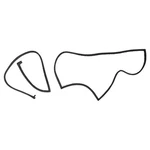 Rear Cargo Barn Door Weatherstrip Rubber Seal Pair Set For 74-96 Gmc Chevy Van. Fixed Price $69.95.