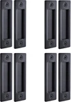 Barn Door Handles Set - Matte Black Sliding Hardware Kit, 4 Pack. Fixed Price $49.99.
