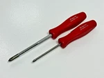Snap-on Tools Usa 2PC Phillips Red Handle Screwdriver Set, SDDP301 & SPP266B. Fixed Price $52.99.