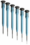Moody Tools 6 Piece Slotted Screwdriver Set Round Shank, Multi Handle. Fixed Price $32.88.