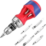 Workpro 12-IN-1 Stubby Ratcheting Multi-bit Screwdriver, Short Drivers Wit. Fixed Price $28.87.
