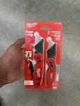 Milwaukee Fastback 2-PIECE Utility Knife Set Red (48-22-1503). Fixed Price $19.00.