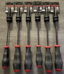 Tekton Long High-torque Black Oxide Blade Screwdriver Set 6 Piece -made In Usa. Fixed Price $75.00.