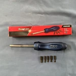 Snap-on Tools Usa New Metallic Blue Hard Handle Ratcheting Screwdriver SSDMR4BMB. Fixed Price $179.00.