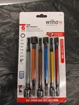 Wiha Nut Setter Magnetic Color Coded 6 Piece In Impact Hex Drill Sae Tool. Fixed Price $31.99.
