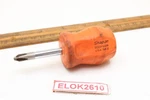 Snap-on SGDP22IR #2 Phillips 3.5" Stubby Screwdriver Orange Cushion Handle Usa. Fixed Price $19.99.