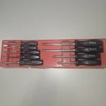 Snap-on Tools 9PC Torx Screwdriver Set (T8-T45) Black Handle (square). Fixed Price $125.00.