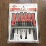 New 18 Piece Fine Life Tool Products Brand Screwdriver Set With Stand / Rack. Fixed Price $18.00.