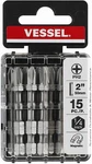 Vessel IBPH250P15T Impact Ball Torsion Bit PH2X50 15PC. (case). Fixed Price $16.87.