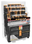 Performance Tool W1731 Screwdriver And Bit Set With Rack Yellow Black. Fixed Price $48.10.