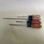 Craftsman Flat Head Screwdrivers 41581,41582,41583 And 41584 All Are Wf. Fixed Price $16.00.