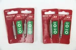 Lot Of 4 Packs Ace Double-ended #1 #2, #3 Driver Bits. Fixed Price $11.95.
