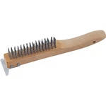 Prosource TGE-WB416 Wire Brush With Scraper, 1-3/4 Trim, Zinc Bristle,. Fixed Price $12.21.