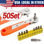Ratcheting Right Angle Screwdriver Hex 90 Degree Offset + 10PCS Bits Lot. Fixed Price $92.78.