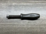 Snap-on Tools NDD114ABR 7/16" Brown Hard Handle Nut Driver Usa. Fixed Price $28.50.